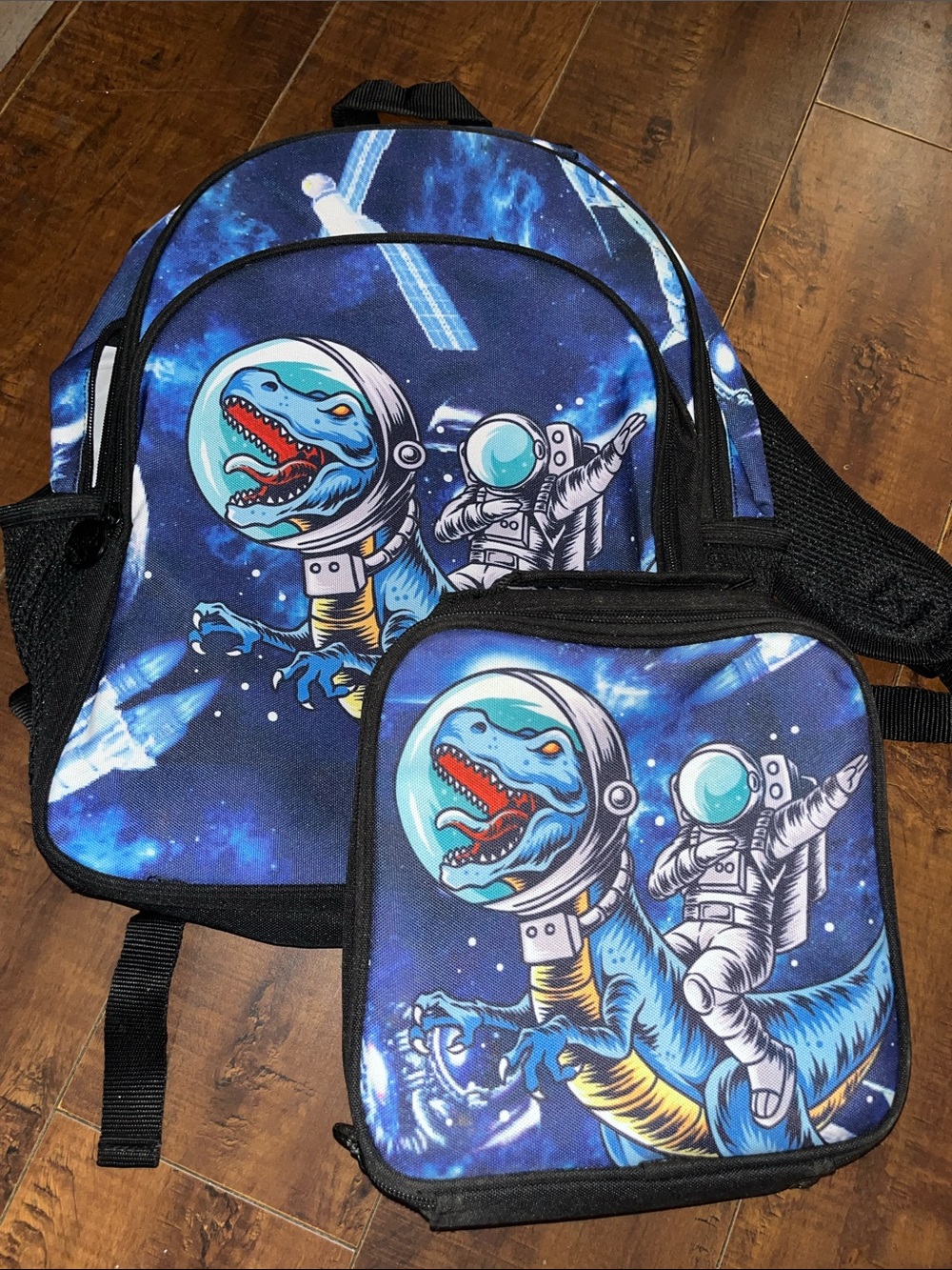Dinosaur/Austronaut Backpack & Lunch Bag